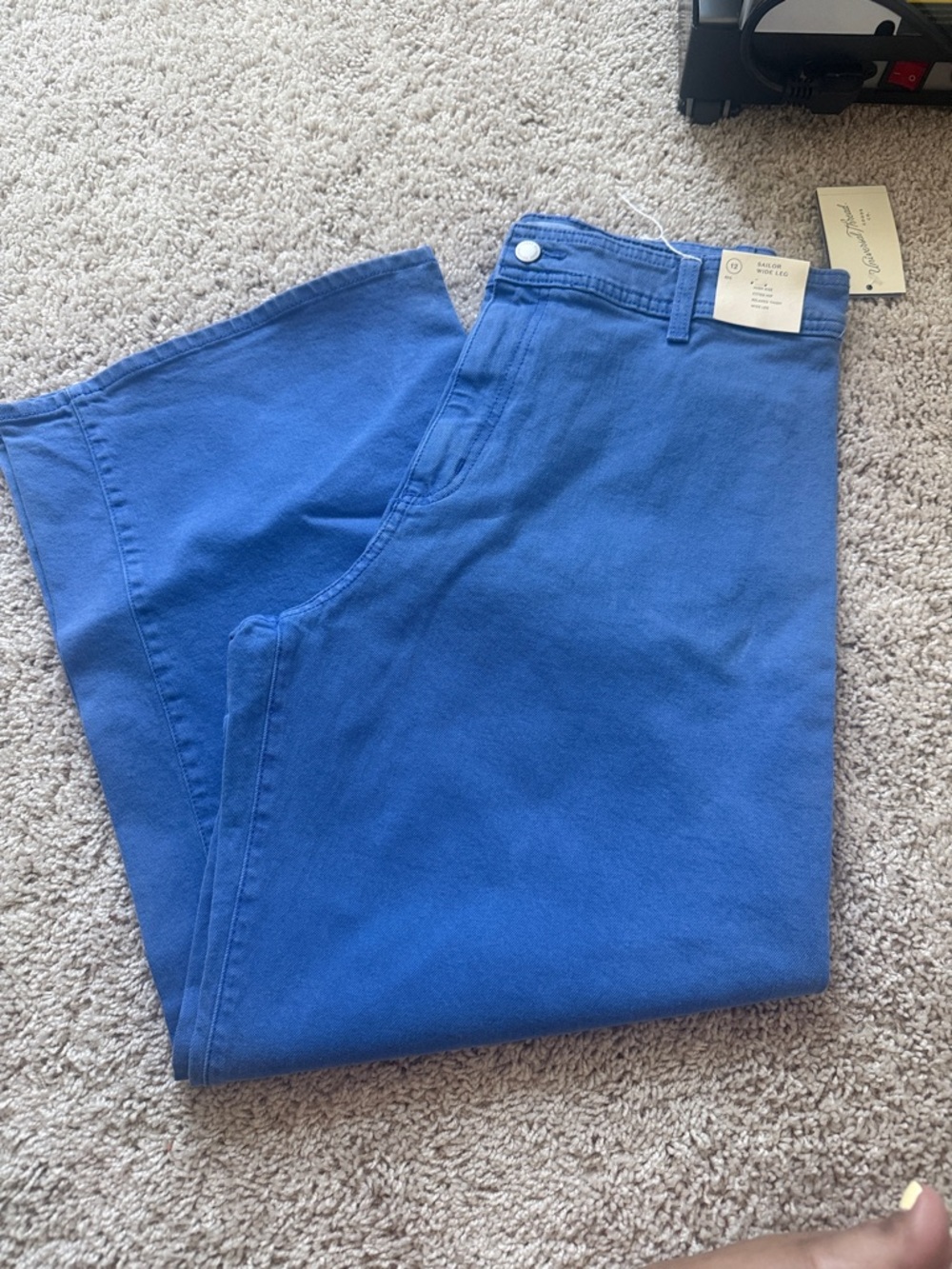Universal Thread Bright Blue Wide leg Denim